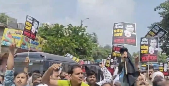 Kondli Canal Bridge, Delhi Politics, AAP Protest, Rekha Gupta, Pravesh Verma