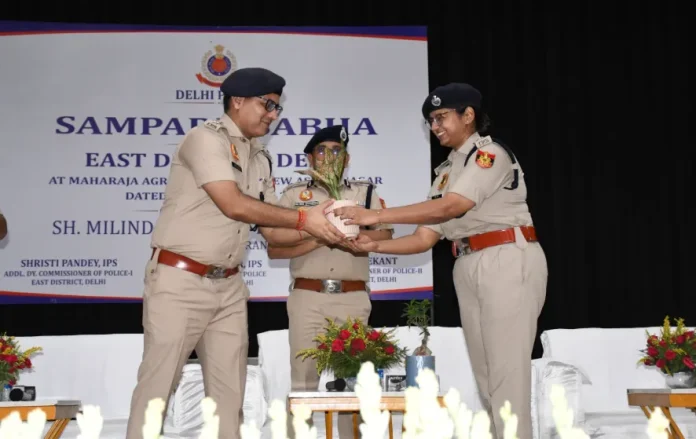 East Delhi Police, Sampark Sabha, Milind Dumbere, Delhi Police Awards, Preet Vihar Police