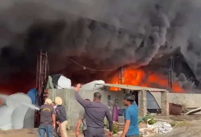 Jalandhar Factory Fire, Jalandhar Fire, Mattress Factory Fire, Punjab Fire News, Basti Bawa Khel